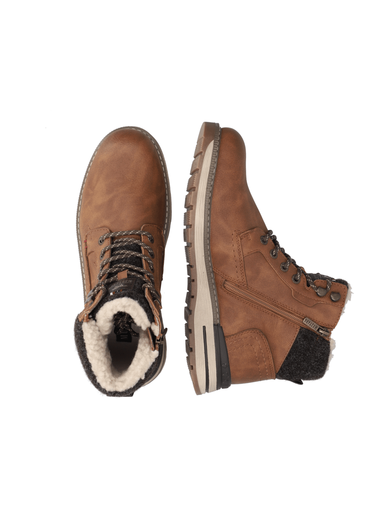 Mustang-kotníčkové-boty-koňaková