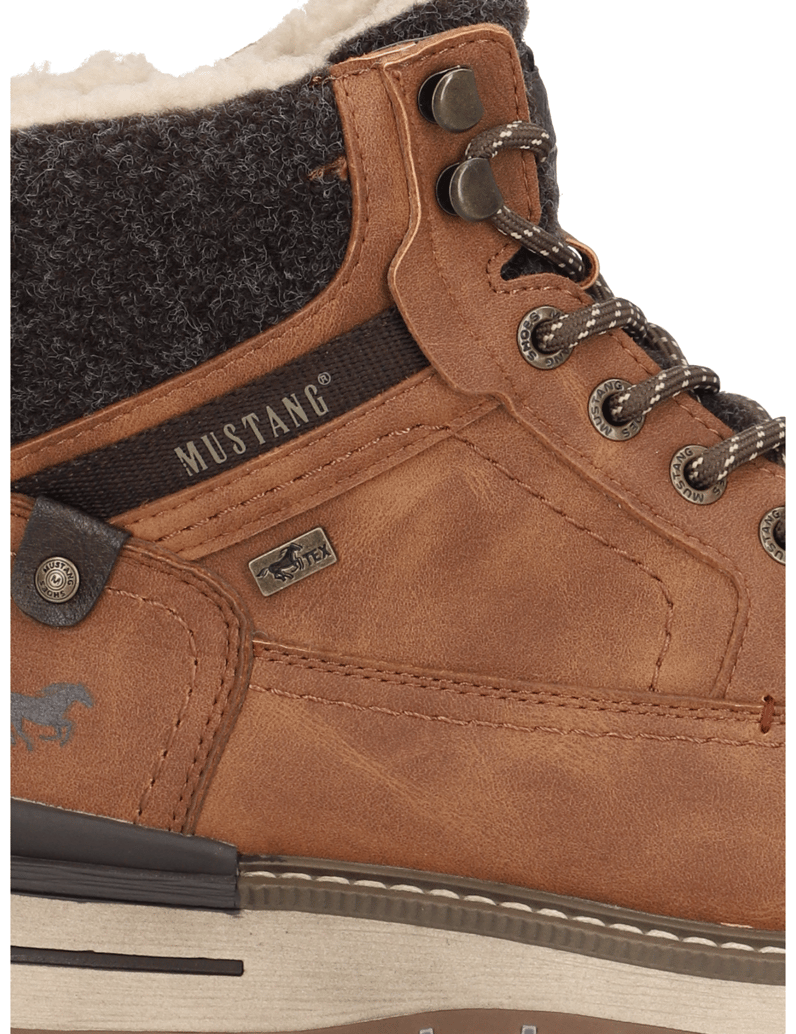 Mustang-kotníčkové-boty-koňaková