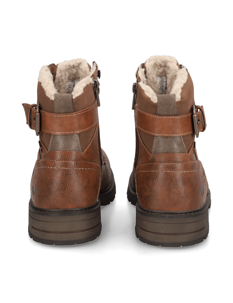 Mustang-kotníčkové-boty-hnědá