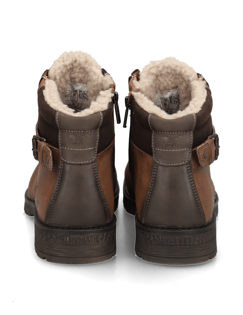 Mustang-kotníčkové-boty-koňaková