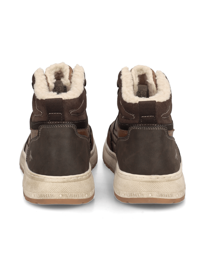 Mustang-tenisky-mid-cut-hnedá