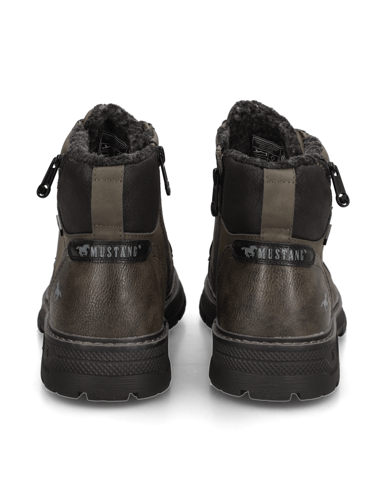 Mustang-kotníčkové-boty-olivová