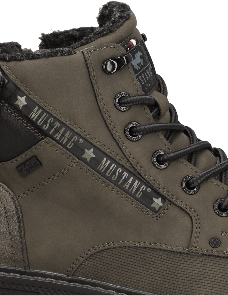 Mustang-kotníčkové-boty-olivová