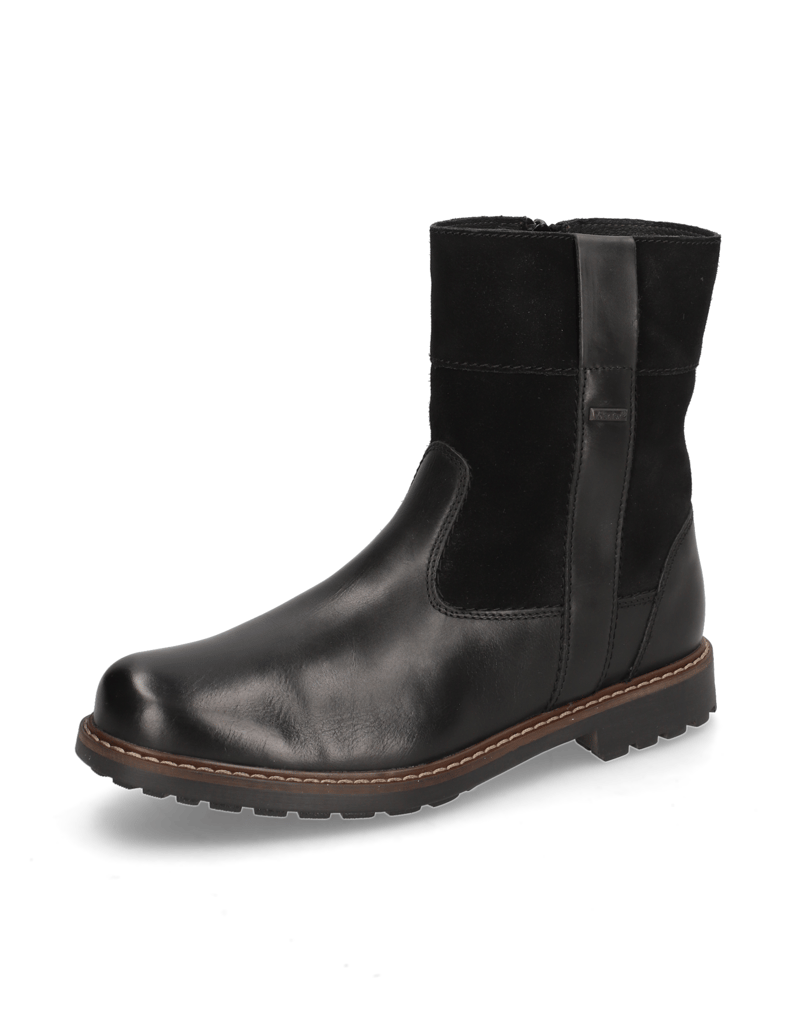 Frank-Walker-Lederkombination-Stiefel-schwarz