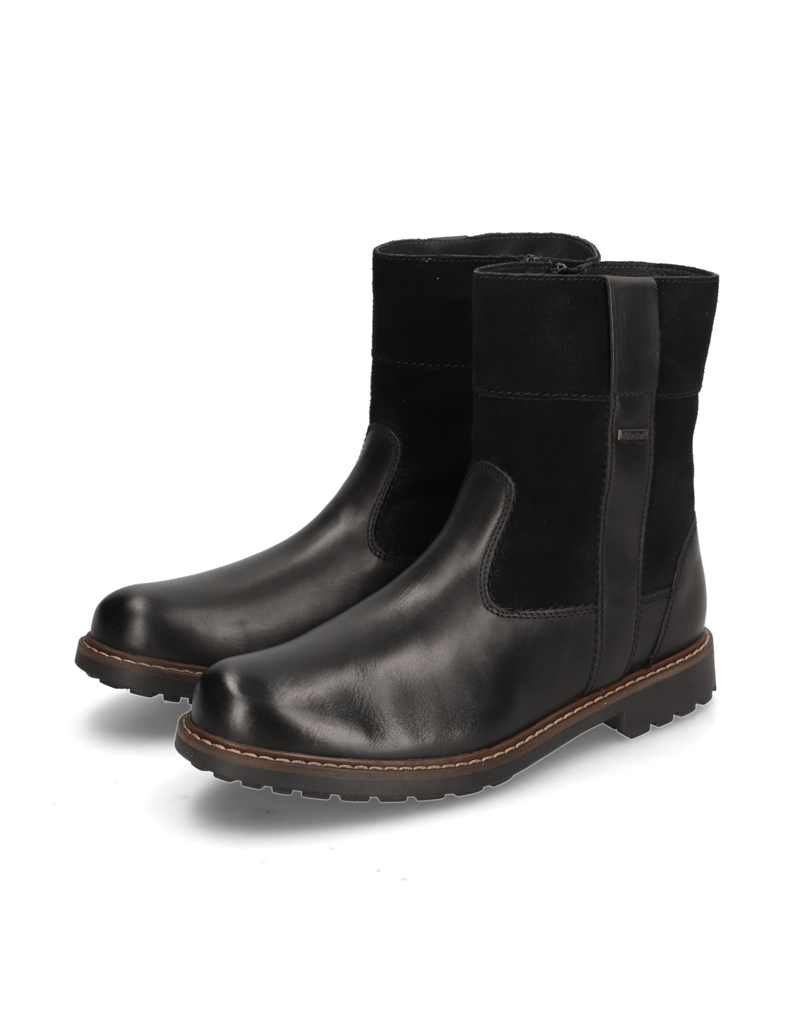 Frank-Walker-Lederkombination-Stiefel-schwarz