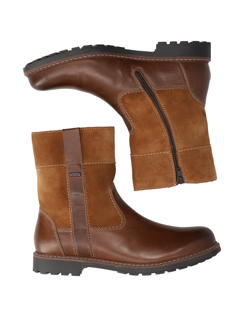 Frank-Walker-Lederkombination-Stiefel-schwarz