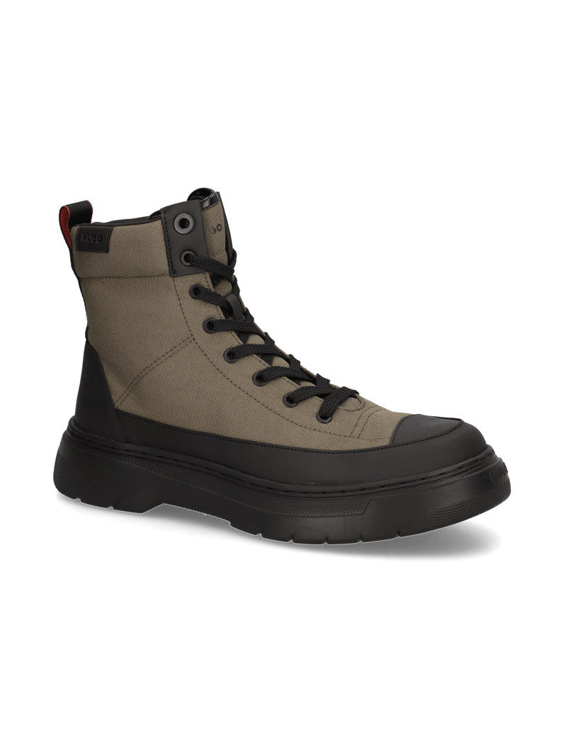 HUGO-kotníčkové-boty-olivová
