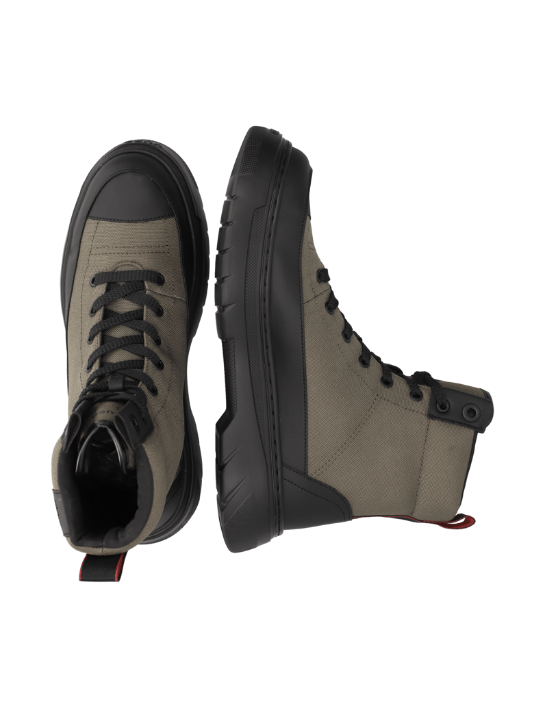 HUGO-kotníčkové-boty-olivová