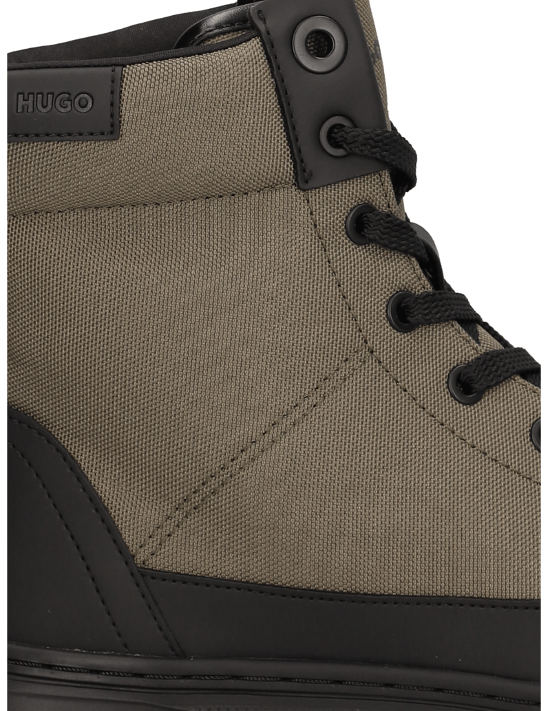 HUGO-kotníčkové-boty-olivová