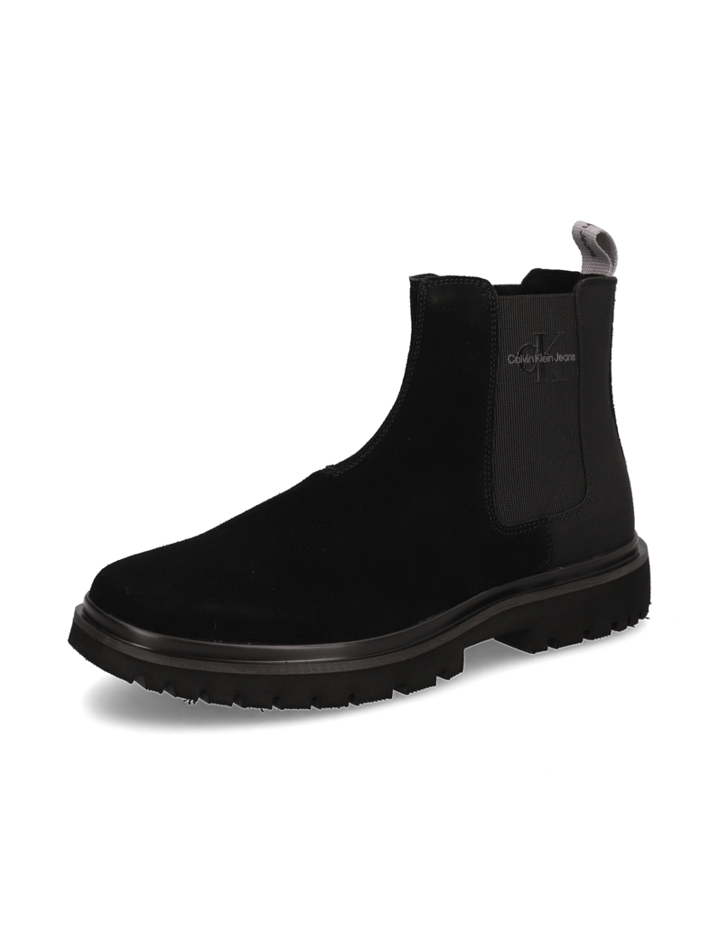 CALVIN-KLEIN-JEANS-EVA-MID-CHELSEA-BOOTSUEDE-černá