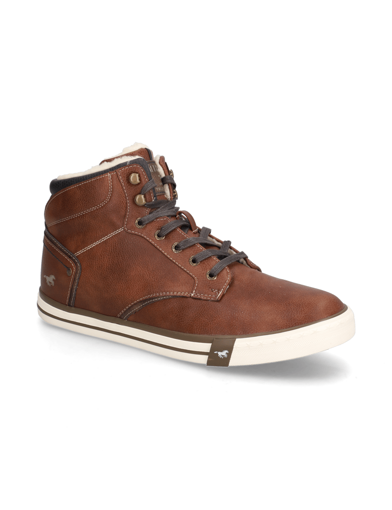 Mustang-SNEAKER-MID-CUT-braun