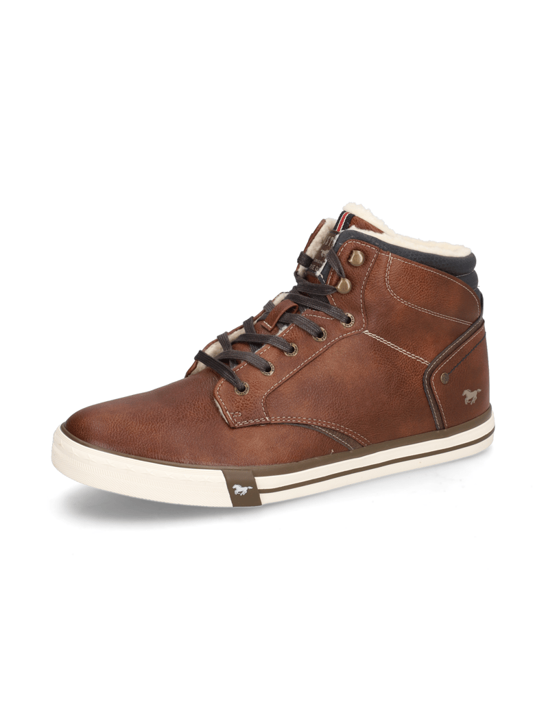Mustang-SNEAKER-MID-CUT-braun