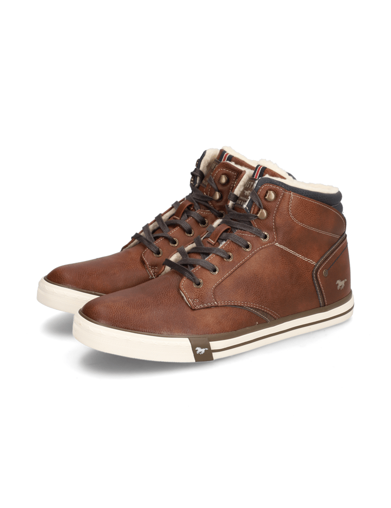 Mustang-SNEAKER-MID-CUT-braun