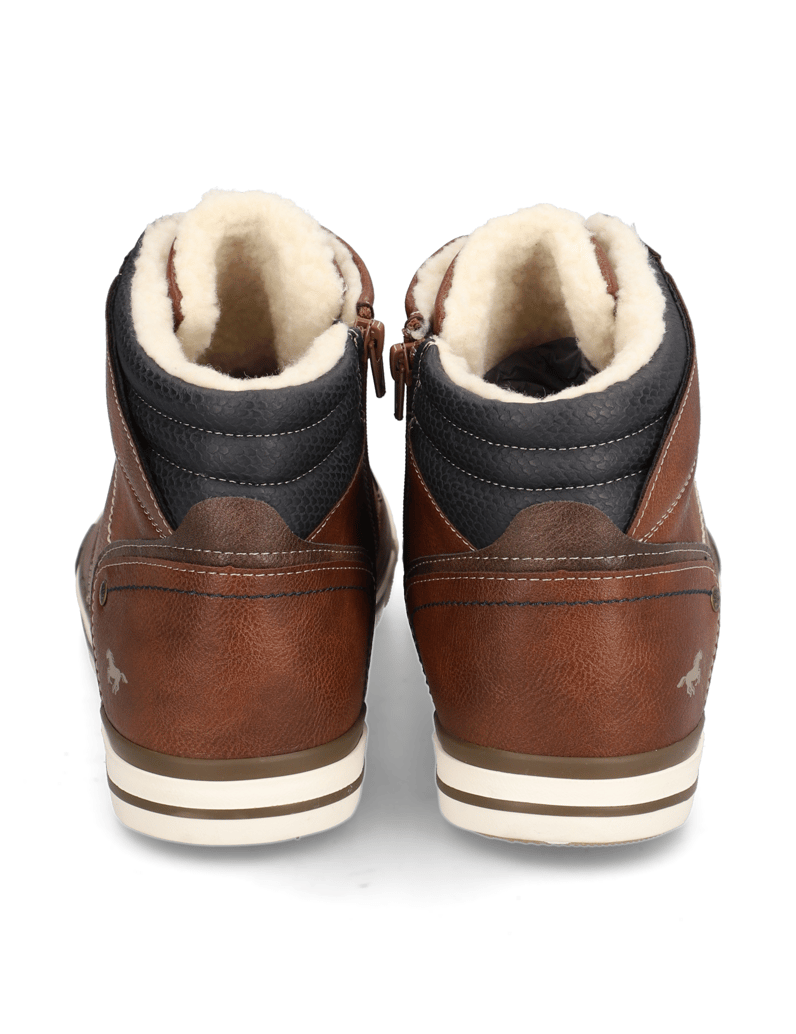 Mustang-SNEAKER-MID-CUT-braun