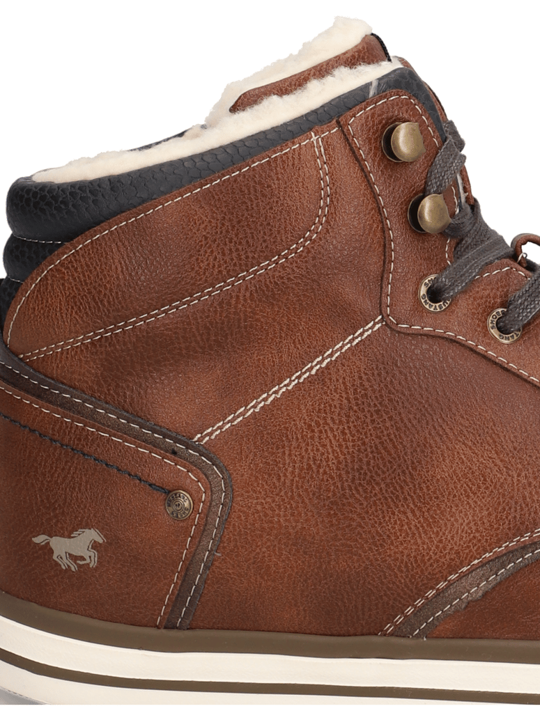 Mustang-SNEAKER-MID-CUT-braun