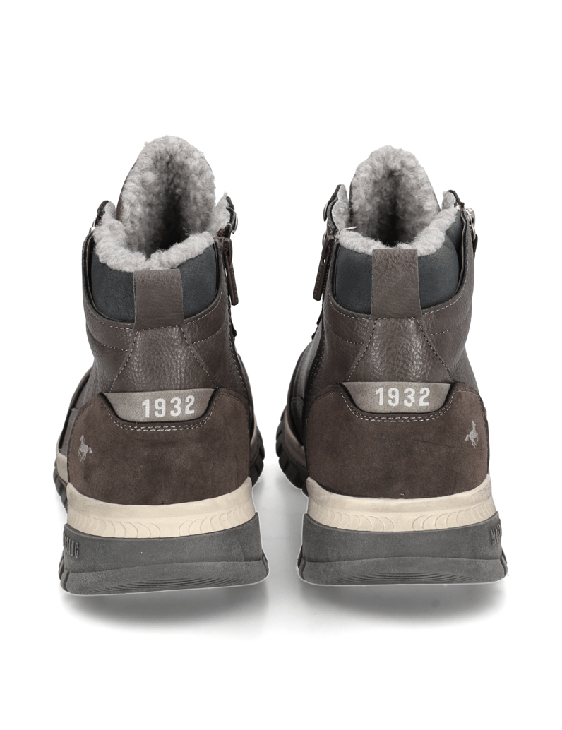 Mustang-imitácia-kože-členková-obuv-hnedá