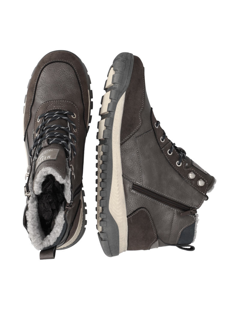 Mustang-imitácia-kože-členková-obuv-hnedá