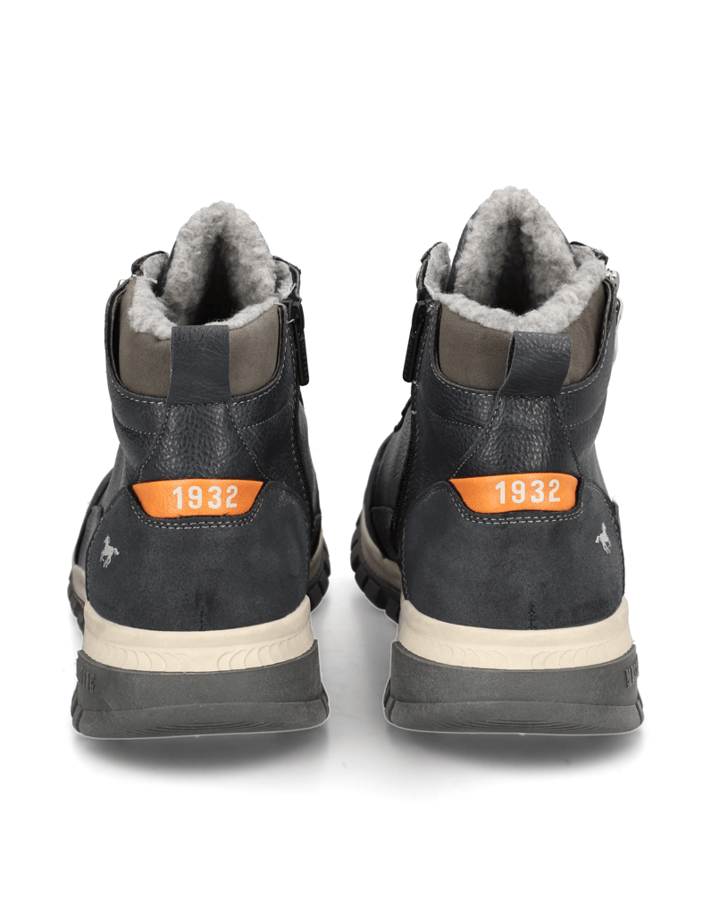 Mustang-imitácia-kože-členková-obuv-hnedá