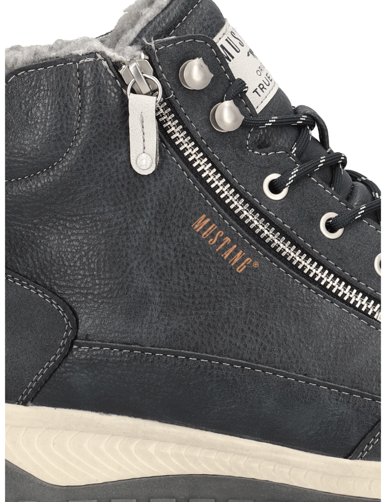 Mustang-imitácia-kože-členková-obuv-hnedá