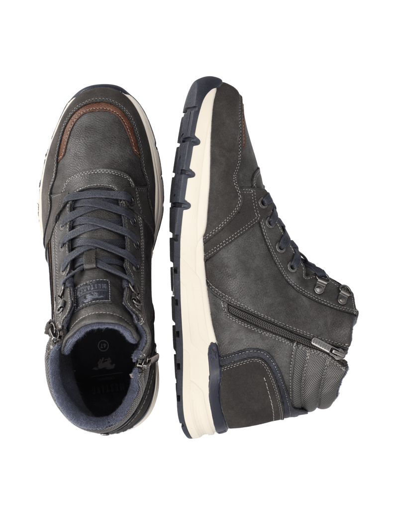 Mustang-členková-obuv-koňaková