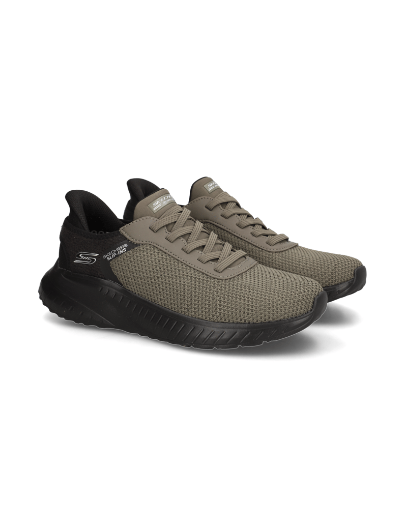 Skechers-Slip-Ins-Bobs-Sport-Squad-kaki
