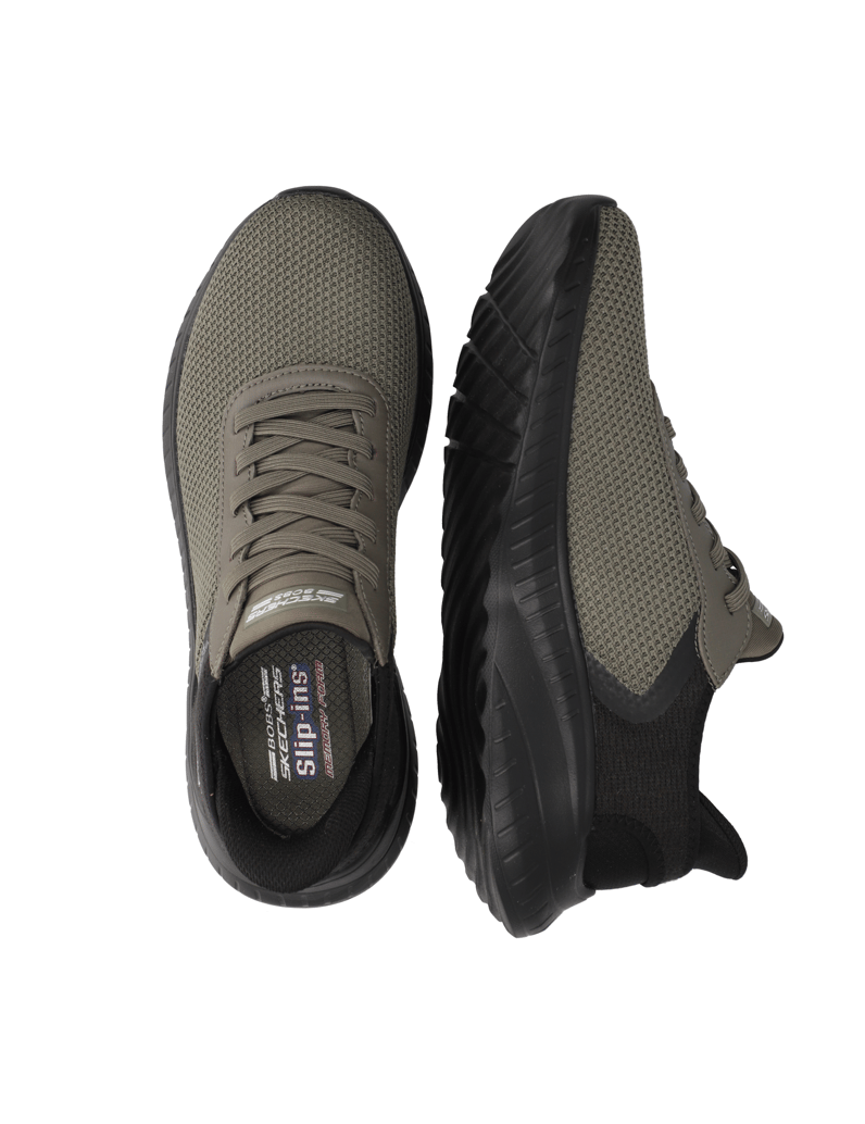 Skechers-Slip-Ins-Bobs-Sport-Squad-kaki