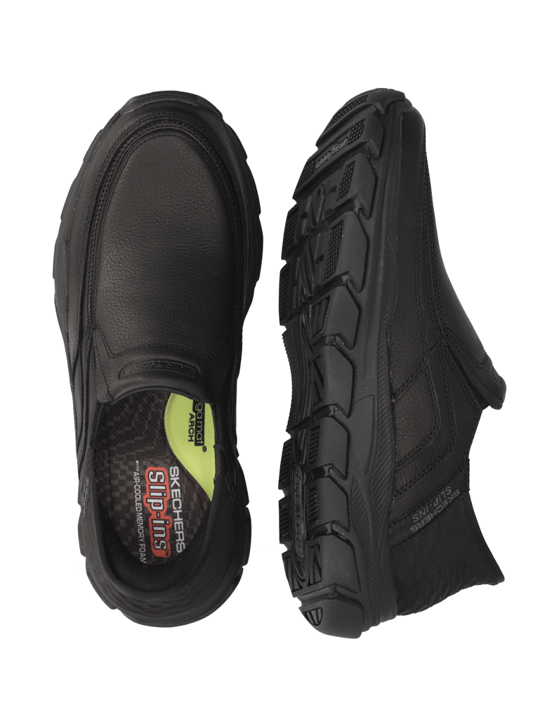 Skechers-nazouvací-boty-černá