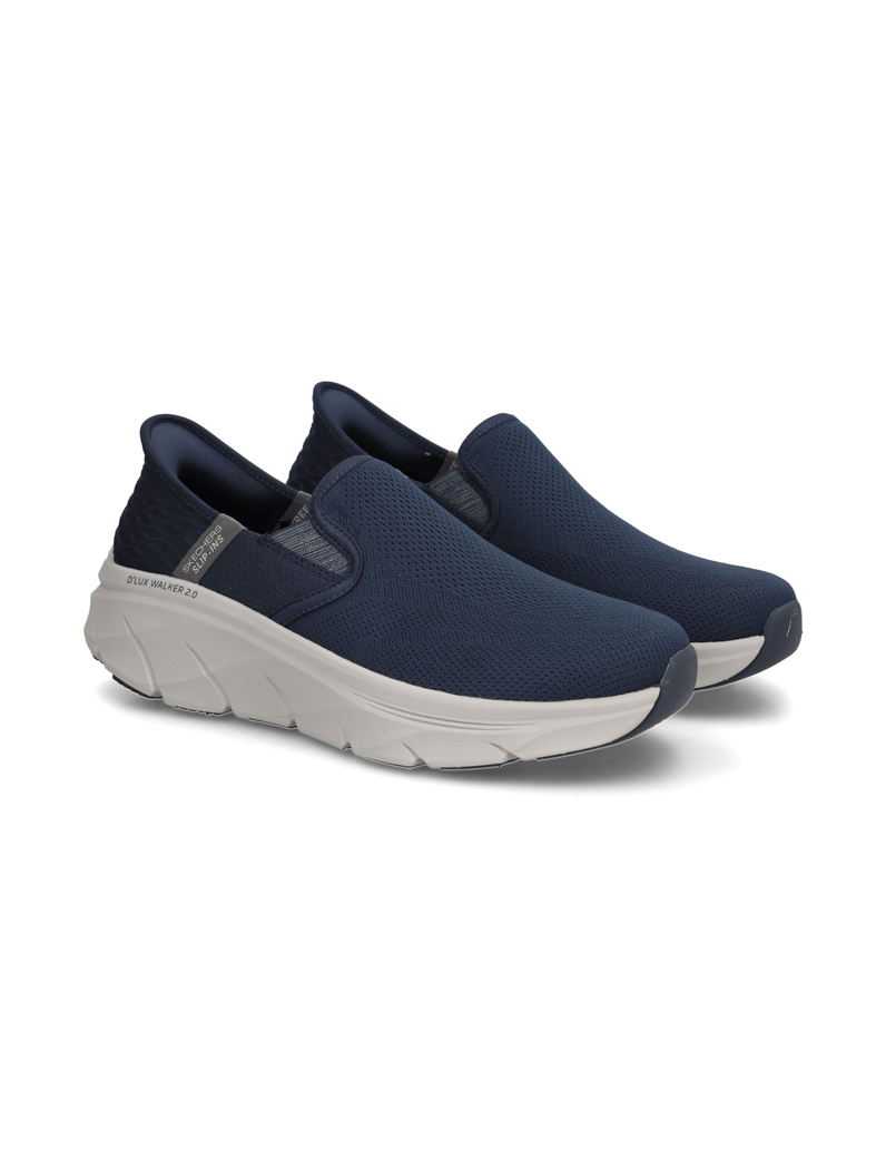 Skechers-SLIP-INS-D'LUX-WALKER-2.0-modrá