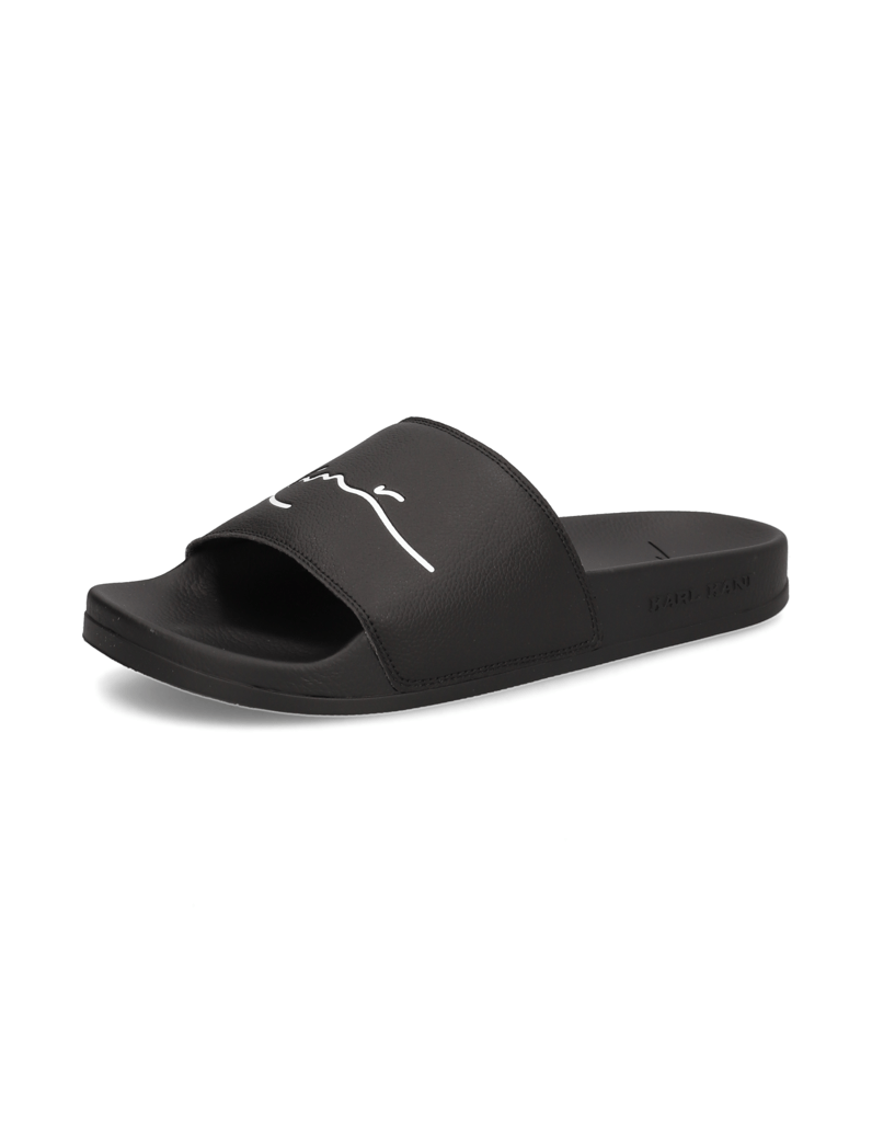 Karl-Kani-Pool-Slide-black/white-schwarz