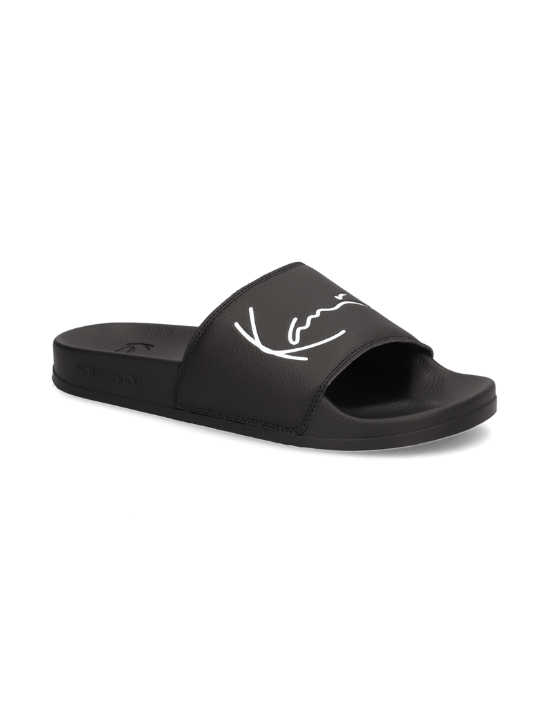 Karl-Kani-Pool-Slide-black/white-schwarz