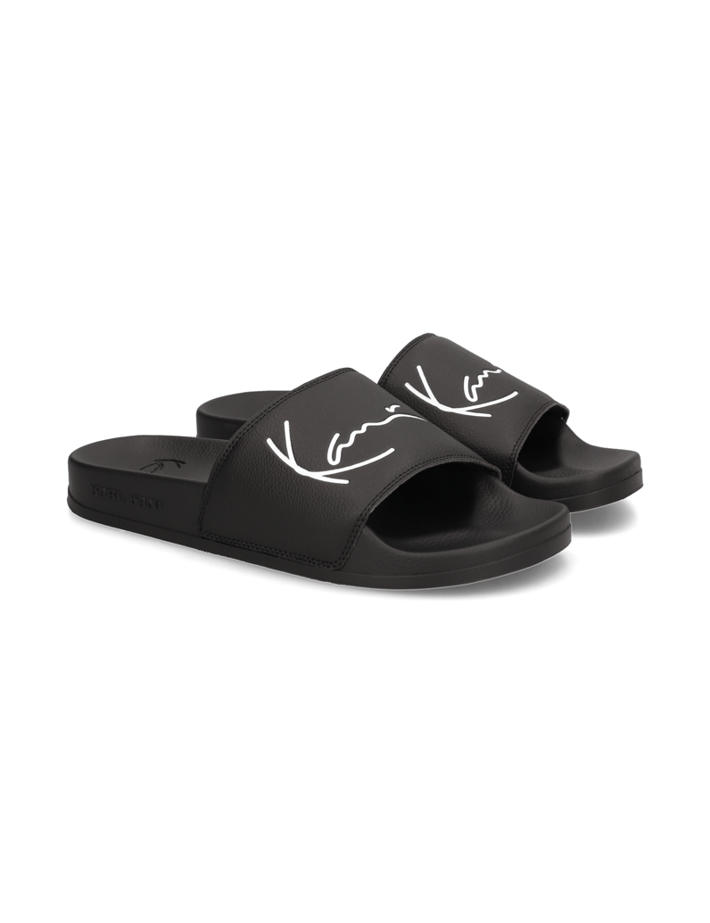 Karl-Kani-Pool-Slide-black/white-schwarz