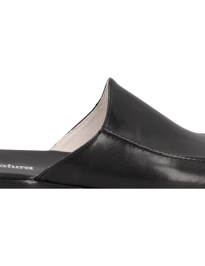 Natura-Hausschuh-schwarz