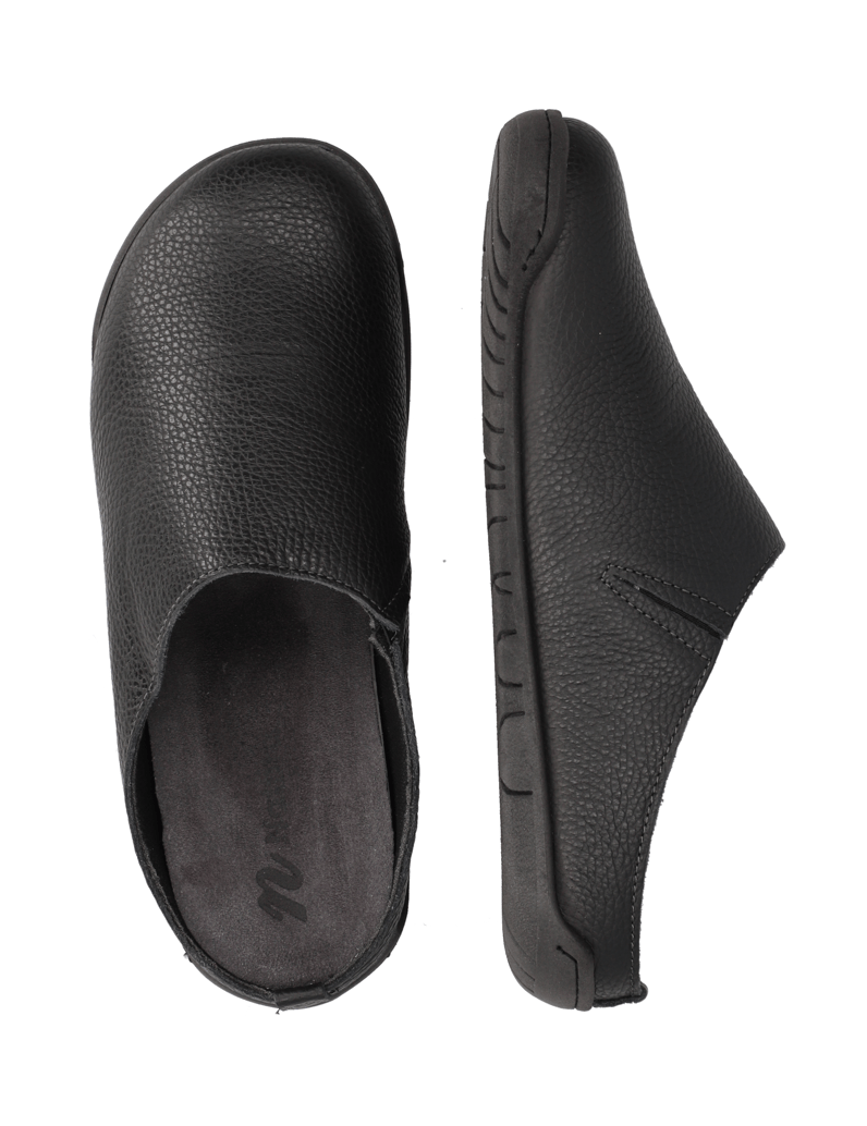 Natura-Hausschuh-schwarz