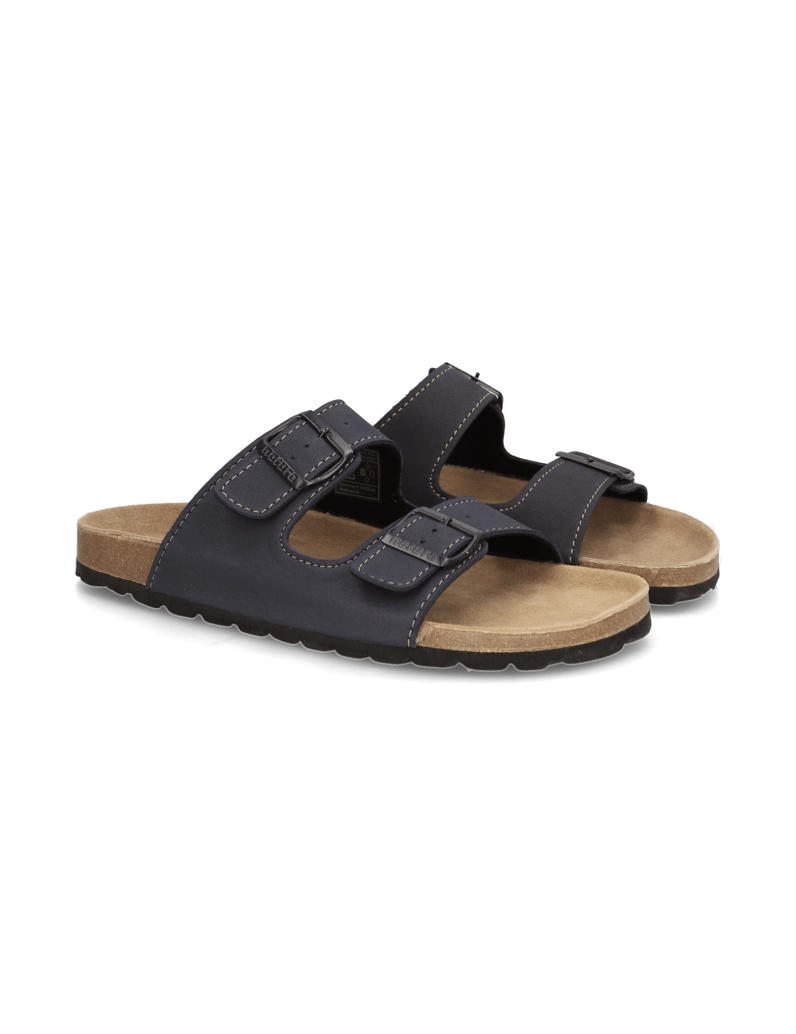 Natura-Hausschuh-blau