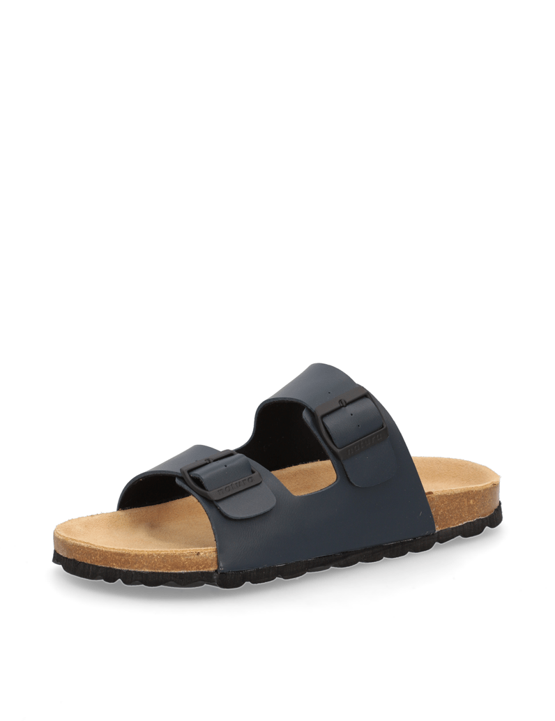 Natura-Hausschuh-blau