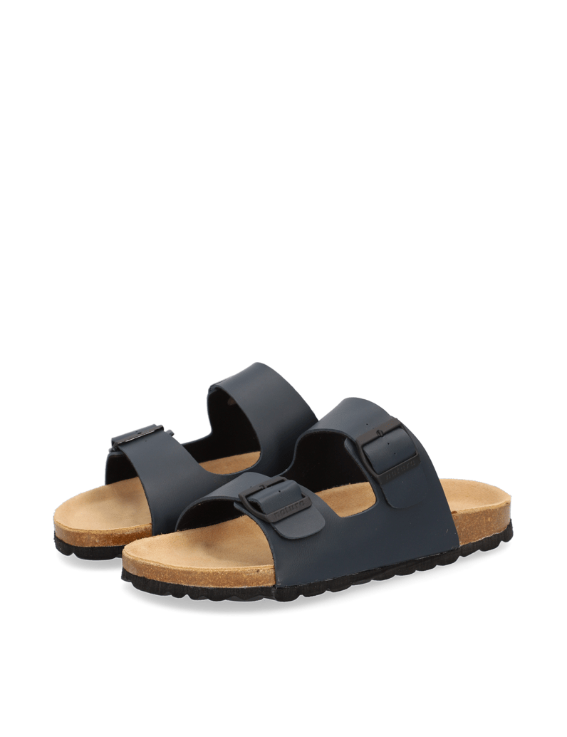 Natura-Hausschuh-blau