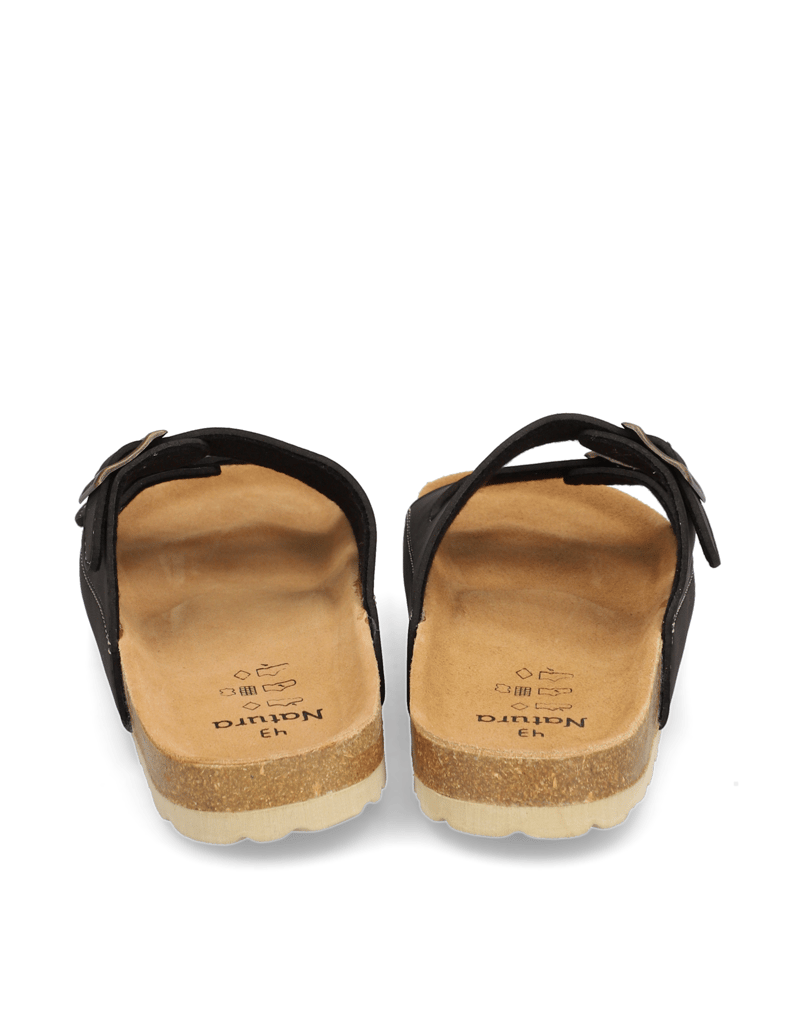 Natura-Hausschuh-schwarz