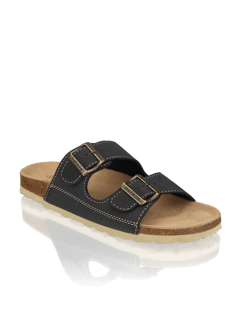 Natura-Pantoffel-schwarz