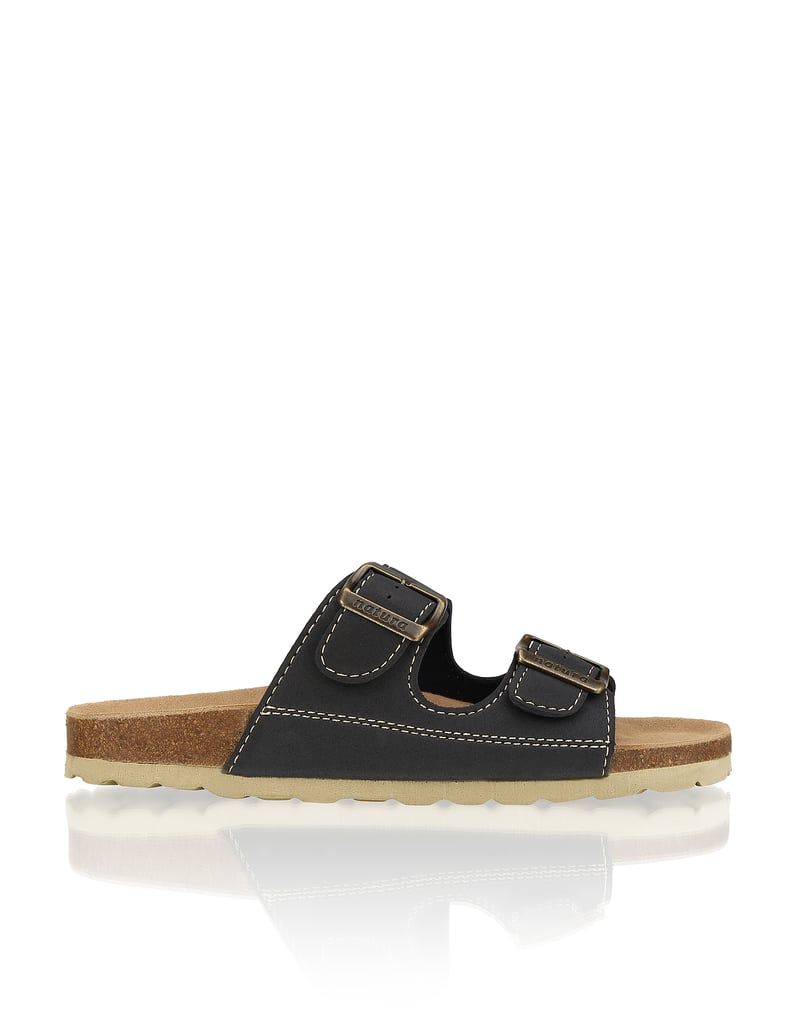 Natura-Pantoffel-schwarz