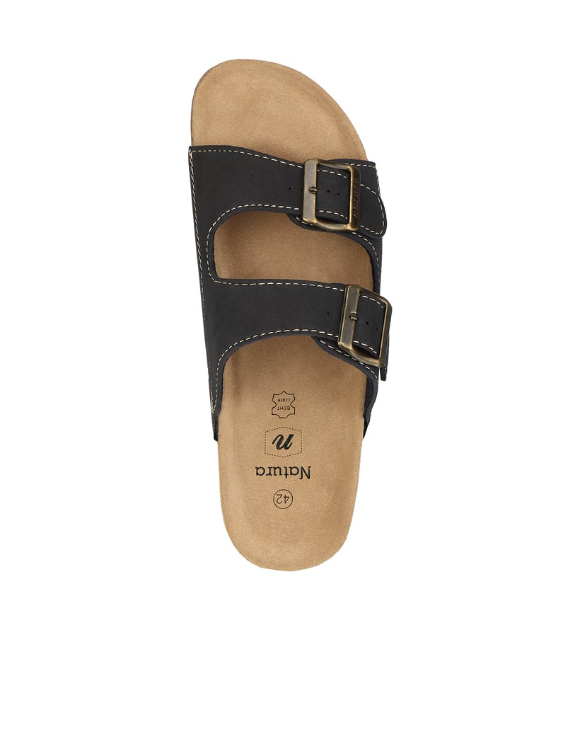 Natura-Pantoffel-schwarz