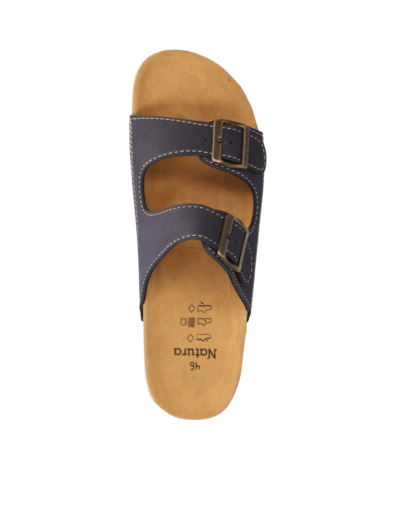 Natura-Pantoffel-schwarz