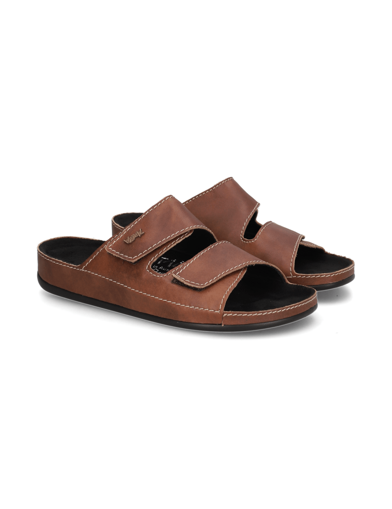 Vital-Glattleder-Hausschuh-cognac