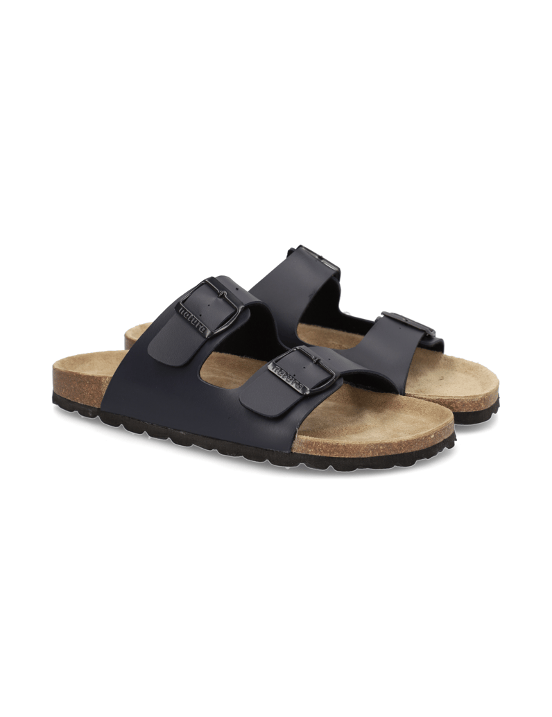 Natura-Hausschuh-blau