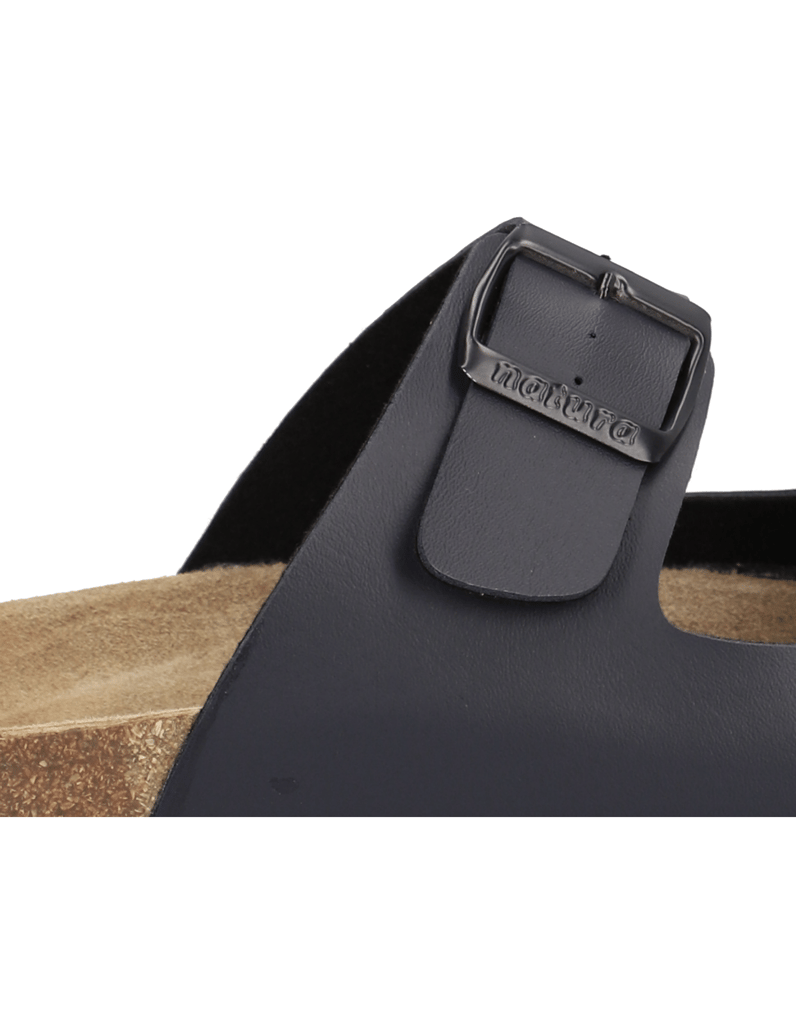 Natura-Hausschuh-blau