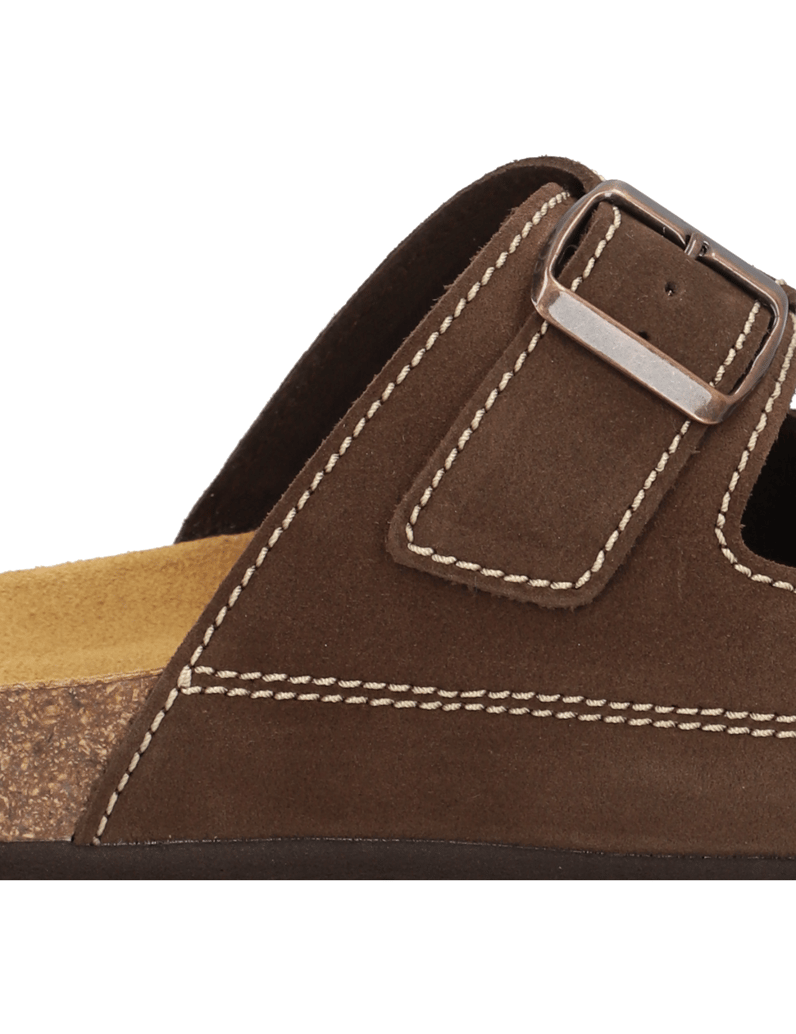 Natura-Veloursleder-Hausschuh-braun