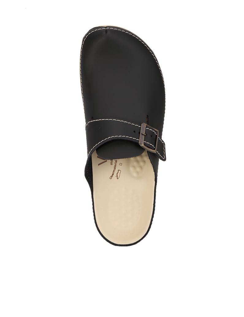 Vital-Glattleder-Hausschuh-schwarz