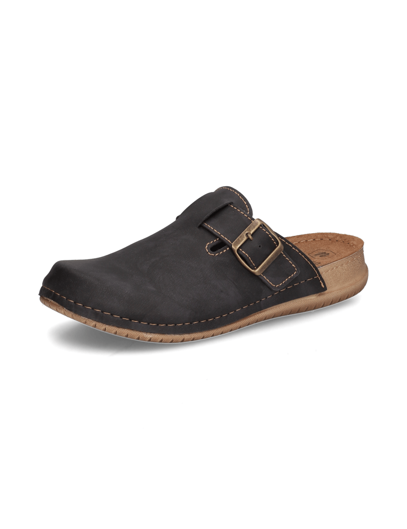 Natura-Hausschuh-schwarz