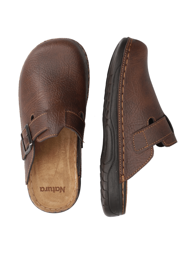 Natura-Hausschuh-braun