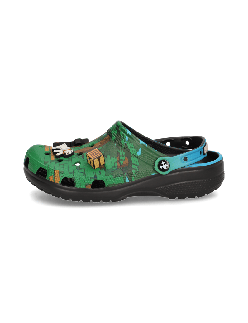 Crocs-MINECRAFT-CLOG-MULTI-zelená