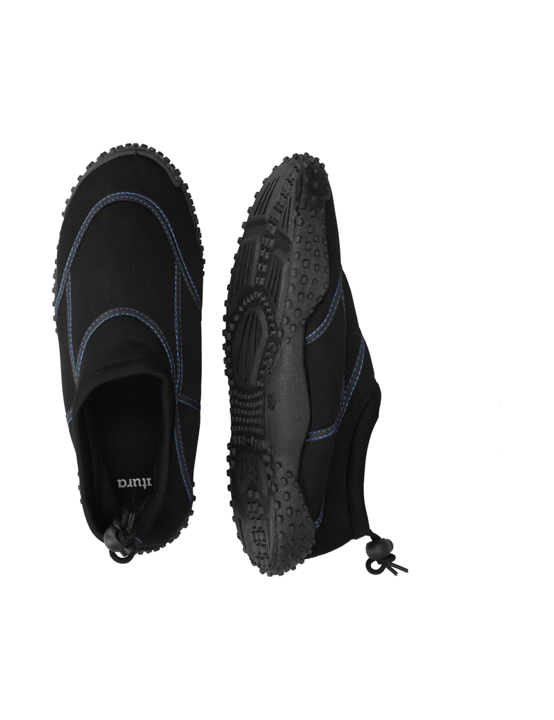 Natura-Textil-Badesandale-schwarz